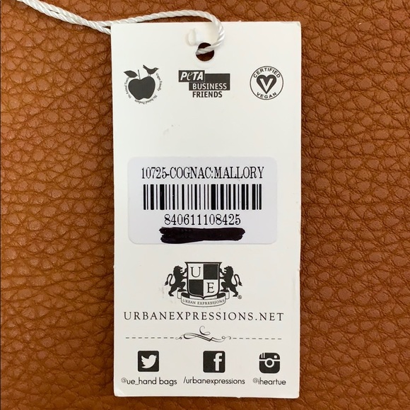 Urban Expressions Cognac Mallory Clutch - Picture 8 of 8